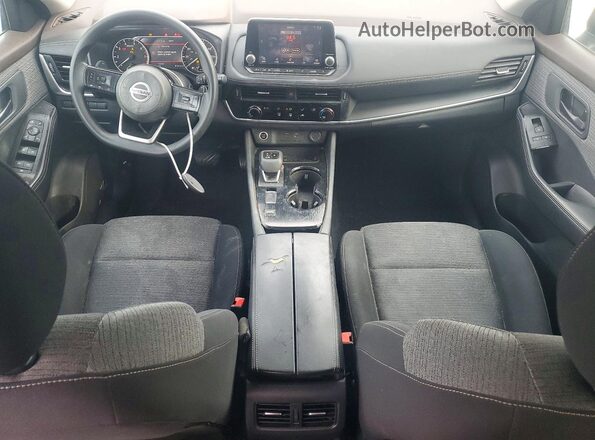 5N1AT3AA3MC678147 2021 NISSAN ROGUE Gray Widok deski rozdzielczej