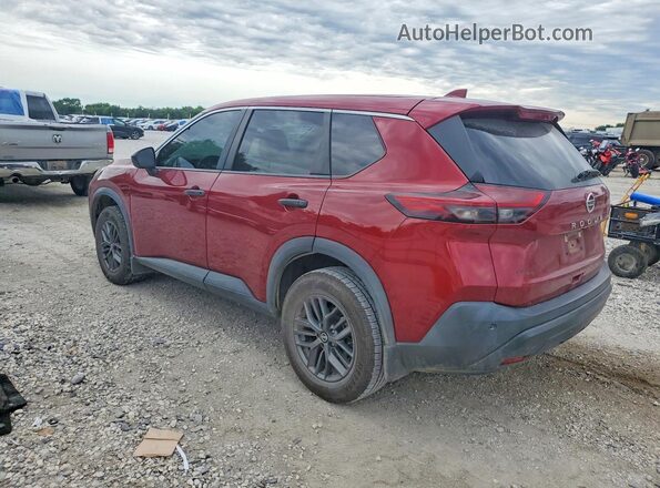 5N1AT3AA4MC694129 2021 NISSAN ROGUE Red Rear left