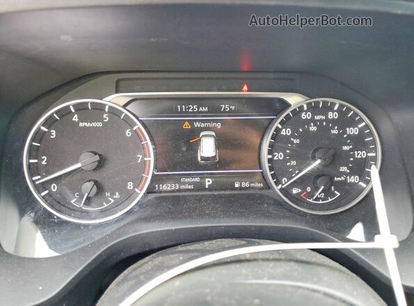5N1AT3AA4MC694129 2021 NISSAN ROGUE Red Instrument cluster view