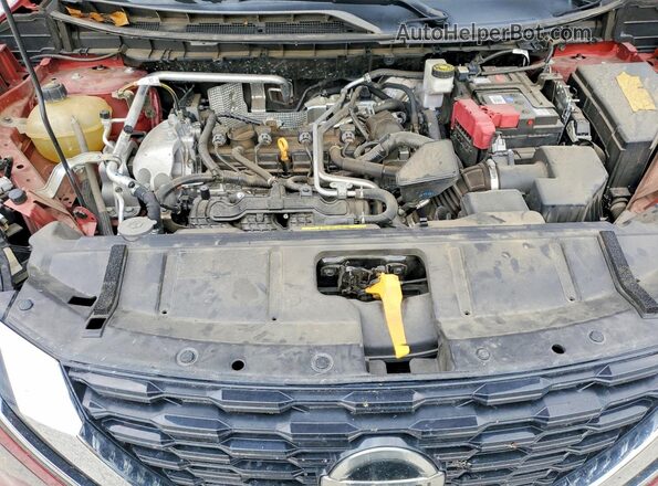 5N1AT3AA4MC694129 2021 NISSAN ROGUE Red Engine compartment view