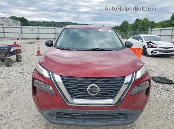 5N1AT3AA4MC694129 2021 NISSAN ROGUE Red Front view