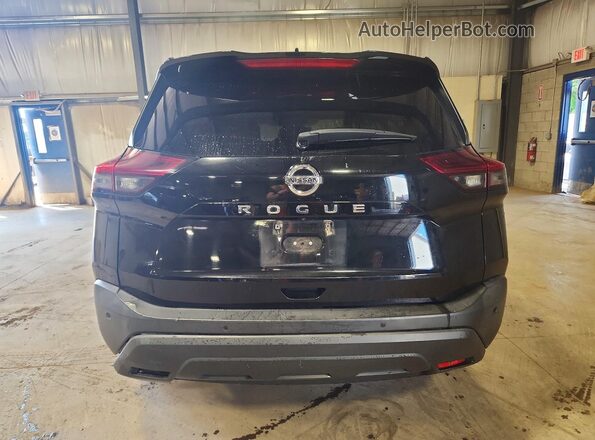 5N1AT3AA6MC693855 2021 NISSAN ROGUE Black Widok z tyłu