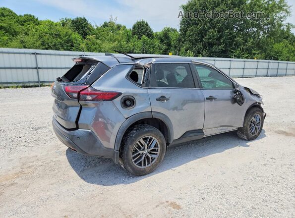 5N1AT3AA7MC687837 2021 NISSAN ROGUE Серый Задняя правая четверть