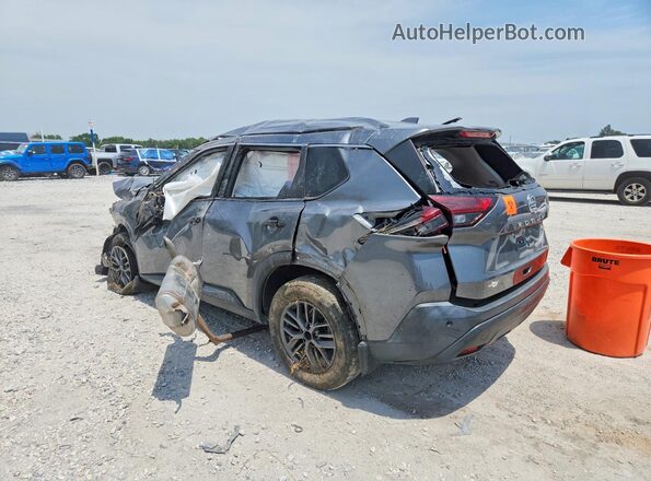 5N1AT3AA7MC687837 2021 NISSAN ROGUE Серый Задняя левая четверть