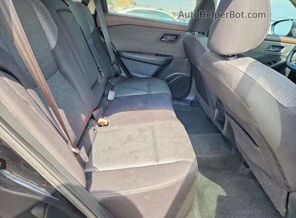 5N1AT3AA7MC845108 2021 NISSAN ROGUE Black Rear seats view