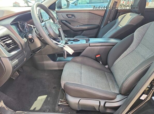 5N1AT3AA7MC845108 2021 NISSAN ROGUE Black Front interior view