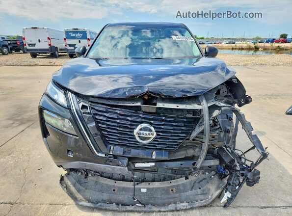 5N1AT3AA7MC845108 2021 NISSAN ROGUE Black Front view