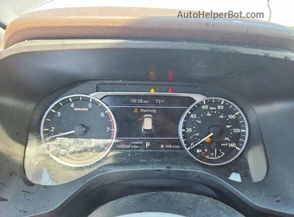 5N1AT3AA8MC727696 2021 NISSAN ROGUE Gray Вид щитка приладів
