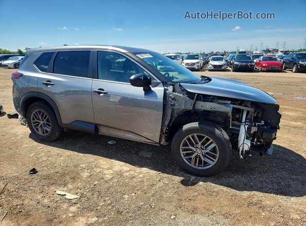 5N1AT3AA8MC727696 2021 NISSAN ROGUE Gray Передня права чверть