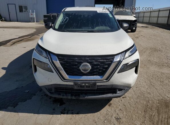 5N1AT3AA9MC703388 2021 NISSAN ROGUE White Vista de la etiqueta del VIN