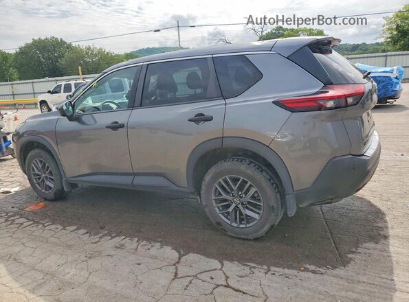 5N1AT3AAXMC700399 2021 NISSAN ROGUE Gray Հետևի ձախ