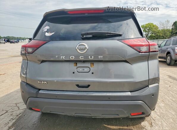5N1AT3AAXMC700399 2021 NISSAN ROGUE Gray Հետևի տեսք
