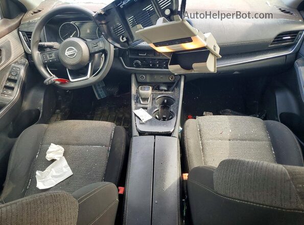 5N1AT3AAXMC700399 2021 NISSAN ROGUE Gray Առջևի վահանակի տեսք