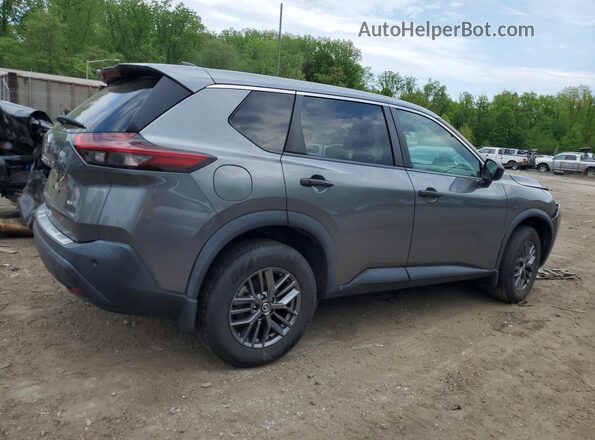 5N1AT3AB0MC685694 2021 NISSAN ROGUE Gray Trasero derecho
