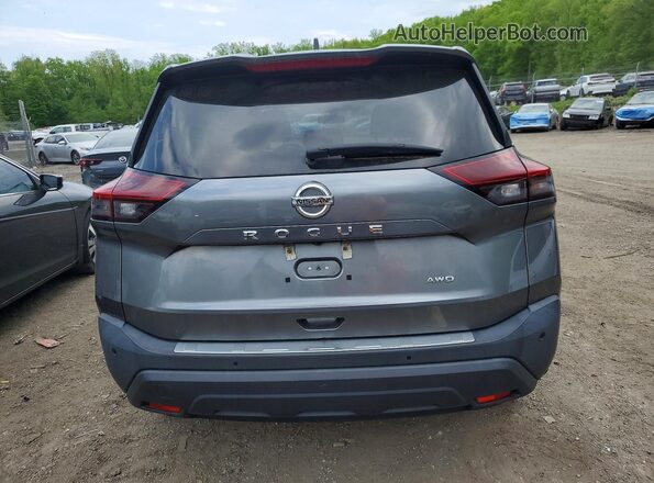 5N1AT3AB0MC685694 2021 NISSAN ROGUE Gray Vista trasera