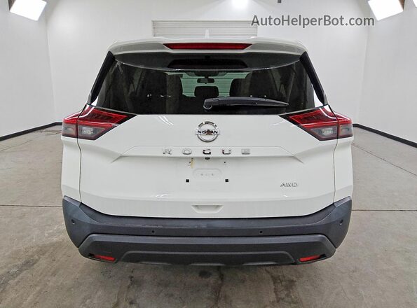 5N1AT3AB0MC733016 2021 NISSAN ROGUE Белый Вид сзади