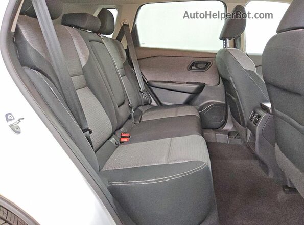 5N1AT3AB0MC733016 2021 NISSAN ROGUE Белый Вид задних сидений