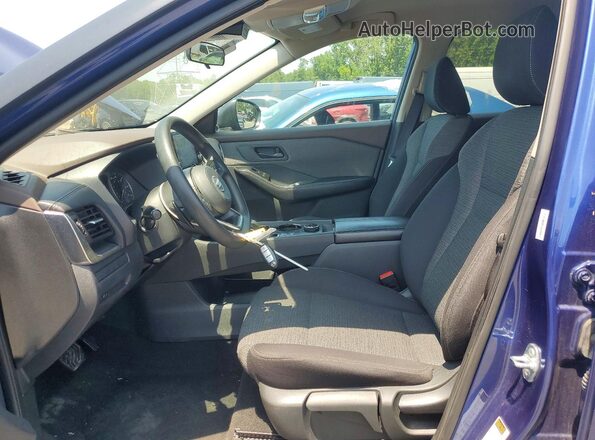 5N1AT3AB0MC807003 2021 NISSAN ROGUE Blue Սալոնի դիմացի տեսք
