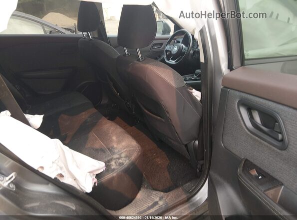 5N1AT3AB1MC683825 2021 NISSAN ROGUE Gray Widok naklejki z numerem VIN