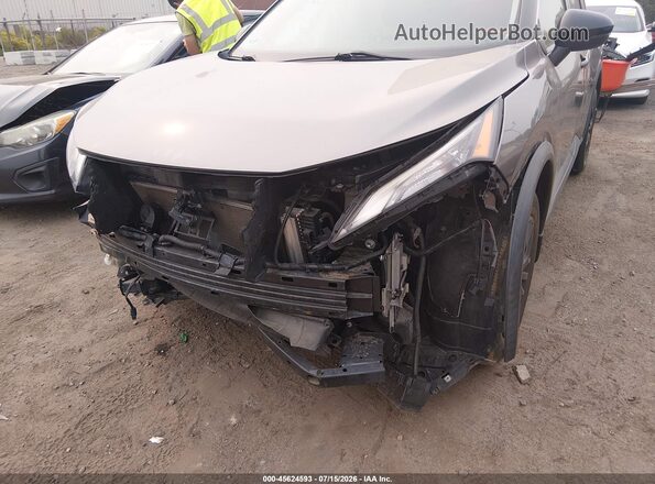 5N1AT3AB1MC683825 2021 NISSAN ROGUE Gray Widok z przodu