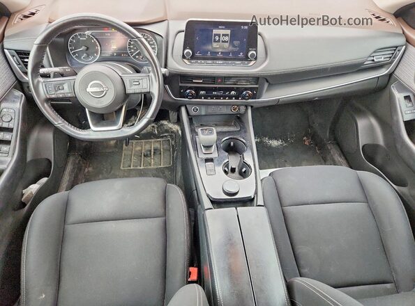 5N1AT3AB1PC824946 2023 NISSAN ROGUE Gray Առջևի վահանակի տեսք