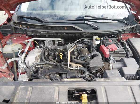 5N1AT3AB2MC831190 2021 NISSAN ROGUE Maroon Widok z tyłu