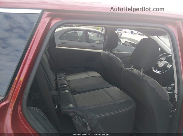 5N1AT3AB2MC831190 2021 NISSAN ROGUE Maroon Widok naklejki z numerem VIN