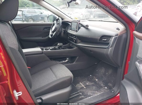 5N1AT3AB3MC835085 2021 NISSAN ROGUE Red Вид салону спереду