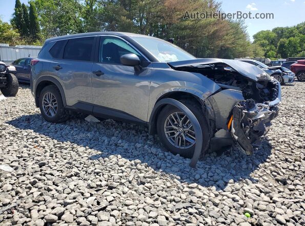 5N1AT3AB4MC690381 2021 NISSAN ROGUE Gray Delantero derecho