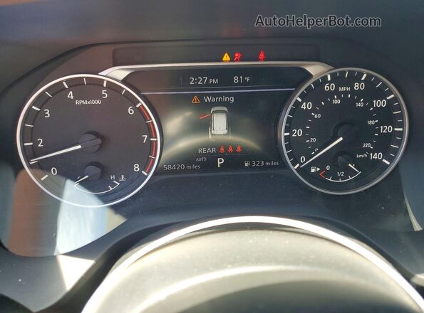 5N1AT3AB4MC690381 2021 NISSAN ROGUE Gray Vista del cuadro de instrumentos
