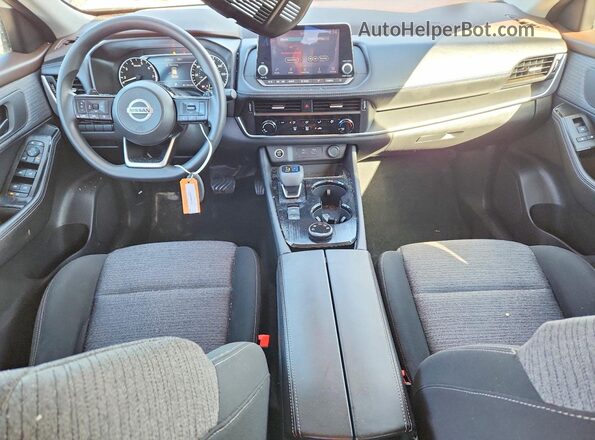 5N1AT3AB4MC693071 2021 NISSAN ROGUE White Dashboard view