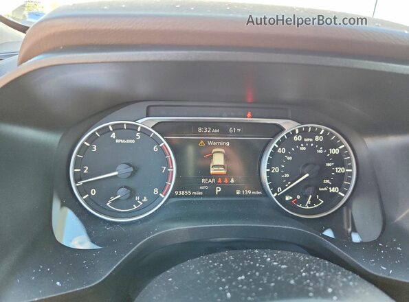 5N1AT3AB4MC693071 2021 NISSAN ROGUE White Instrument cluster view