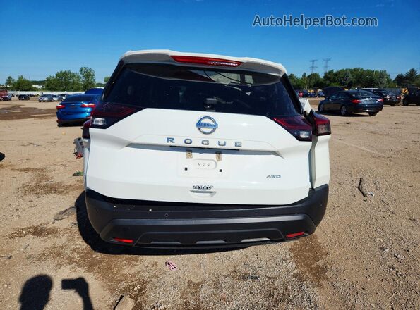 5N1AT3AB4MC693071 2021 NISSAN ROGUE White Rear view