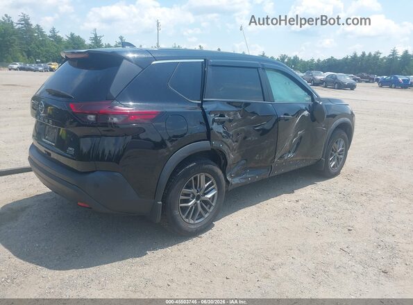 5N1AT3AB4MC739899 2021 NISSAN ROGUE Black Հետևի աջ