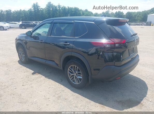 5N1AT3AB4MC739899 2021 NISSAN ROGUE Black Հետևի ձախ