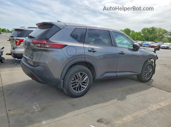 5N1AT3AB4MC791209 2021 NISSAN ROGUE Gray Trasero derecho
