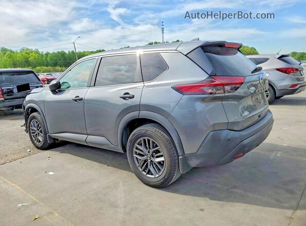 5N1AT3AB4MC791209 2021 NISSAN ROGUE Gray Trasero izquierdo