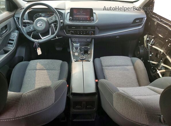 5N1AT3AB4MC837248 2021 NISSAN ROGUE Black Առջևի վահանակի տեսք
