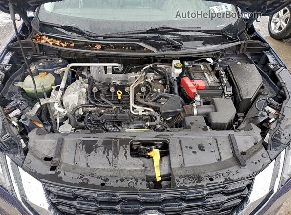 5N1AT3AB5MC709598 2021 NISSAN ROGUE Blue Вид підкапотного простору