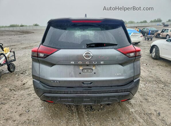 5N1AT3AB6MC712168 2021 NISSAN ROGUE Gray Rear view