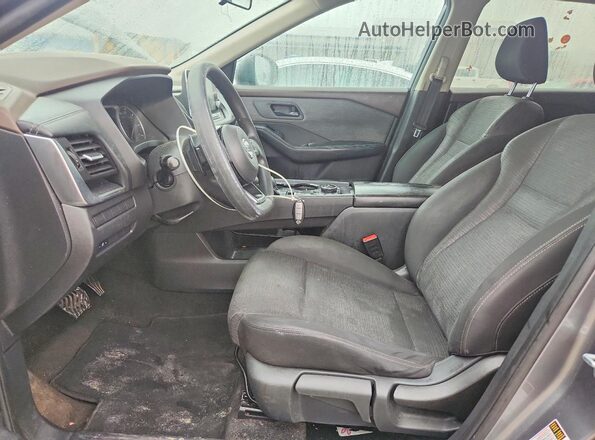 5N1AT3AB6MC712168 2021 NISSAN ROGUE Gray Front interior view