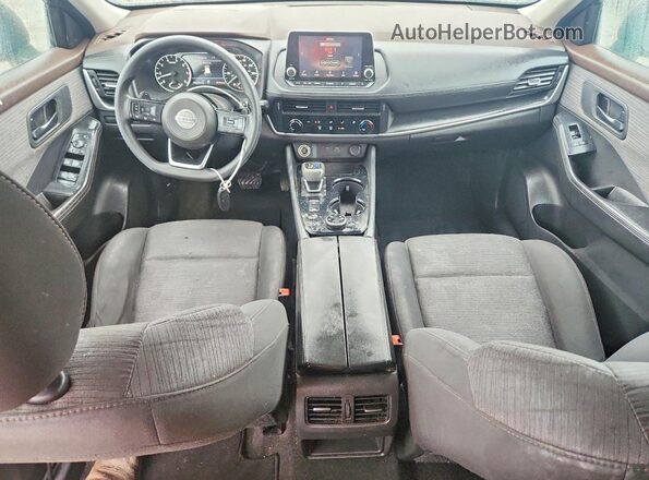 5N1AT3AB6MC712168 2021 NISSAN ROGUE Gray Dashboard view