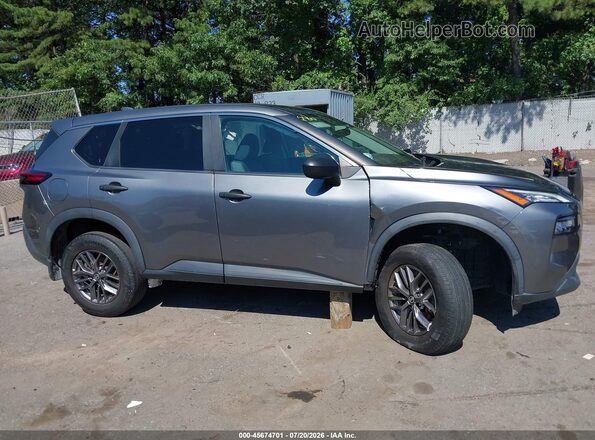 5N1AT3AB7MC736110 2021 NISSAN ROGUE Gray Widok wnętrza z tyłu