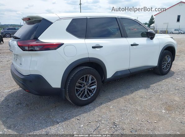 5N1AT3AB7MC758186 2021 NISSAN ROGUE Белый Задняя правая четверть