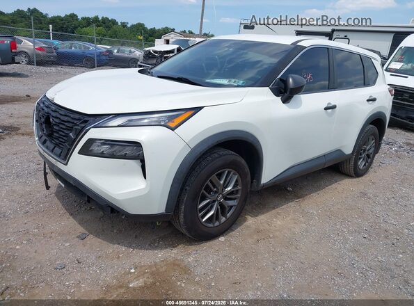 5N1AT3AB7MC758186 2021 NISSAN ROGUE Белый Передняя левая четверть