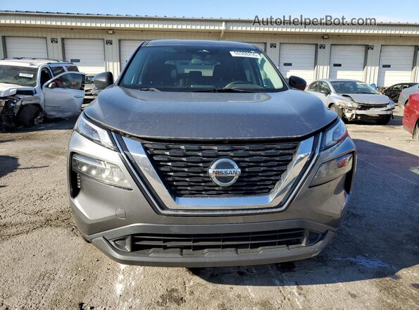 5N1AT3AB7MC835669 2021 NISSAN ROGUE Gray Front view