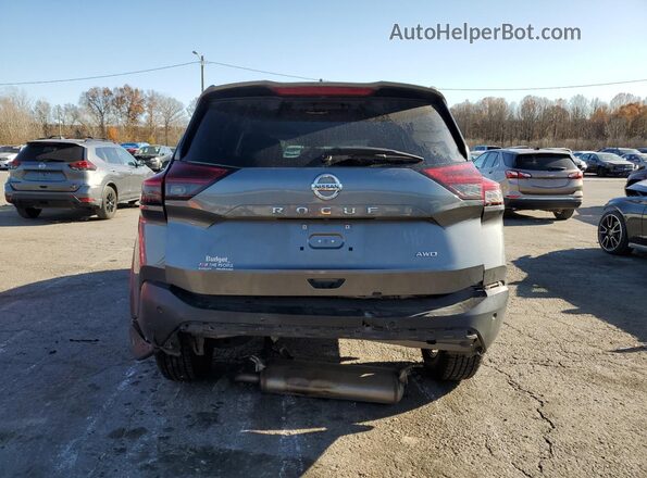 5N1AT3AB7MC835669 2021 NISSAN ROGUE Gray Rear view