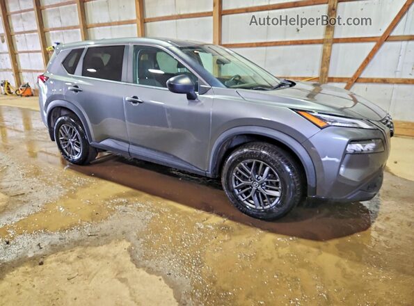 5N1AT3AB8MC692215 2021 NISSAN ROGUE Gray Przód prawy