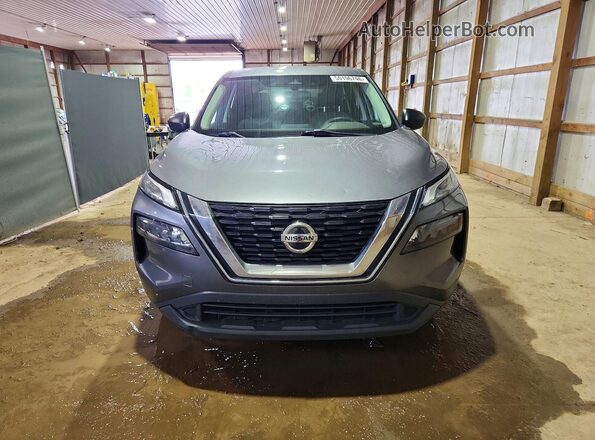 5N1AT3AB8MC692215 2021 NISSAN ROGUE Gray Widok z przodu