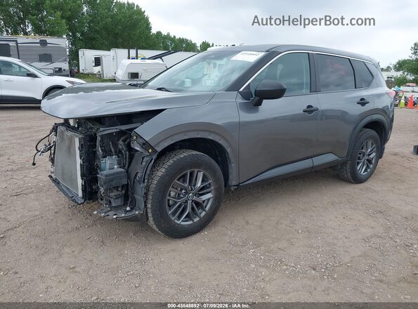 5N1AT3AB8MC834319 2021 NISSAN ROGUE Silver Передня ліва чверть